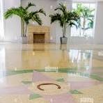 Modern terrazzo floor design