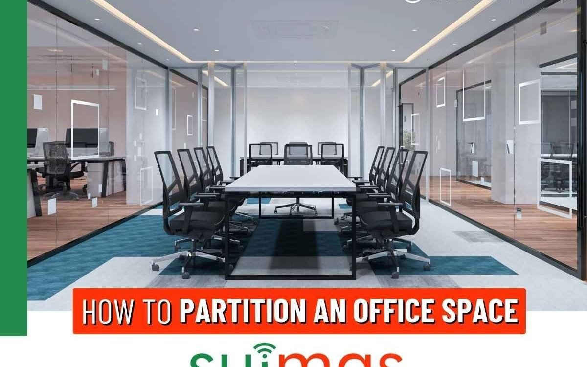 How do I partition a small office space?
