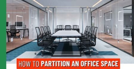 How do I partition a small office space?