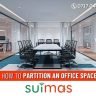 How do I partition a small office space?