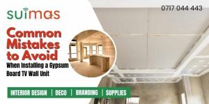 Common Mistakes to Avoid When Installing a Gypsum Board TV Wall Unit