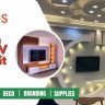 Popular Gypsum Board TV Wall Unit Designs in Kenya