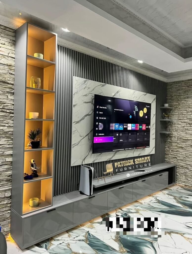 Wall TV Unit Installation