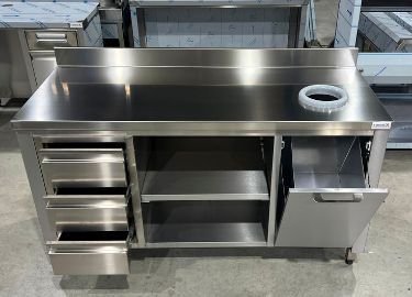 Stainless Steel Kitchen Shelves