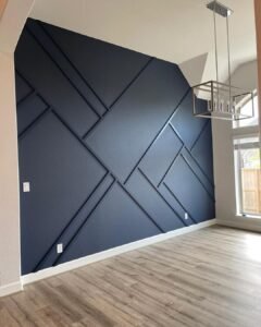 Modern interior wall finish