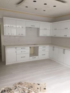 Custom kitchen cabinets and countertop
