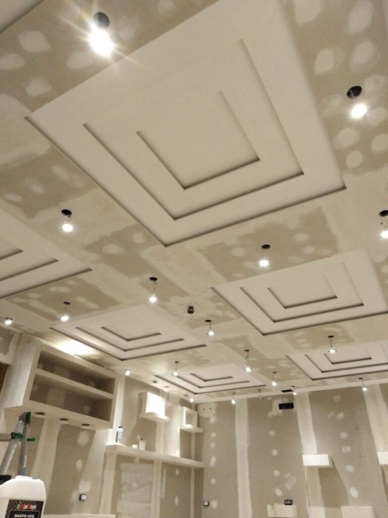 Gypsum Board Ceiling Installation