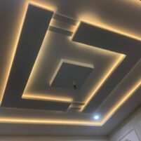 Gypsum Ceiling LED Lighting Installation