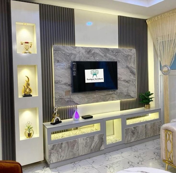 Wall TV Unit Installation