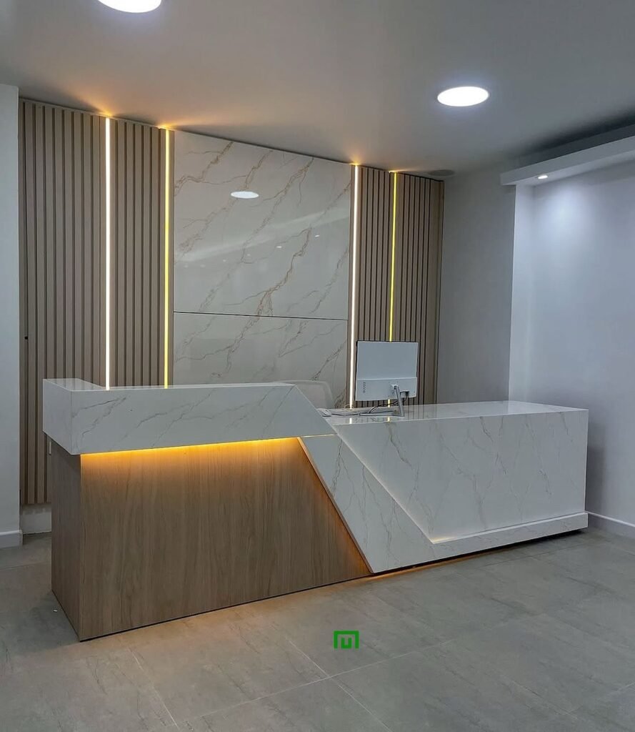 Reception Counter Design for Offices