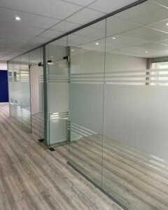 Modern partitions and feature wall finishing in Kenya