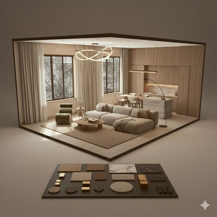 3D Interior Design Modeling