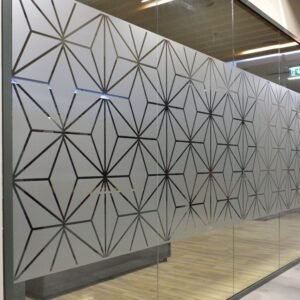 Decorative Glass Partition Panels