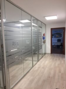 Modern Aluminium Glass Partitions in Kenya