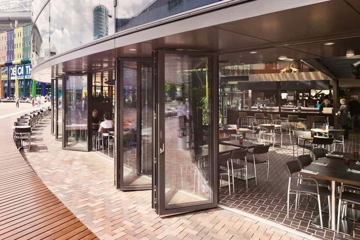 Restaurant Bi-Fold Glass Doors