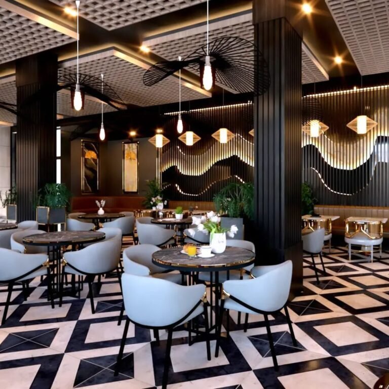 Restaurant Interior 3D Renders