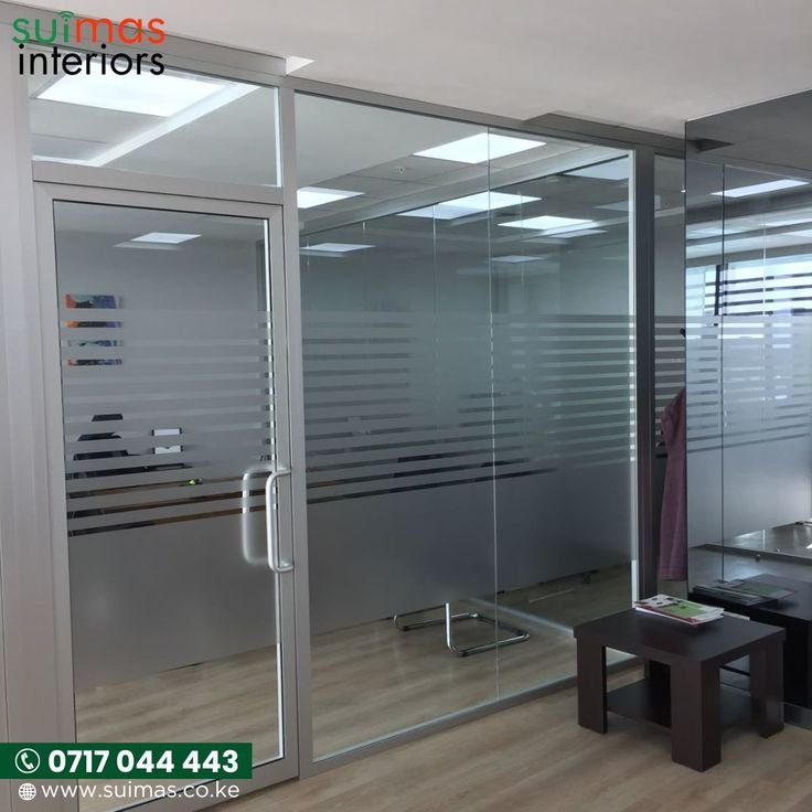 aluminium and glass partitions in Kenya