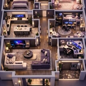 home interior 3D design
