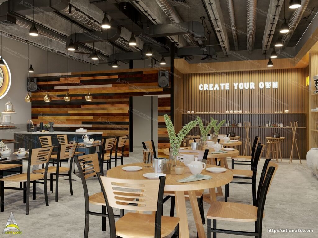 Commercial Restaurant 3D Rendering in Kenya