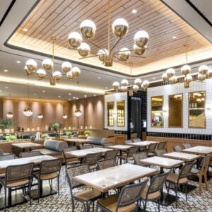 restaurant 3D renders