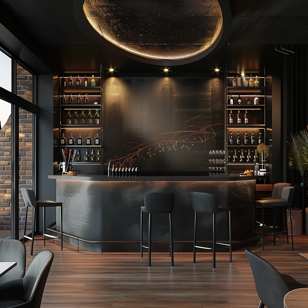 Bar Counter Interior Design