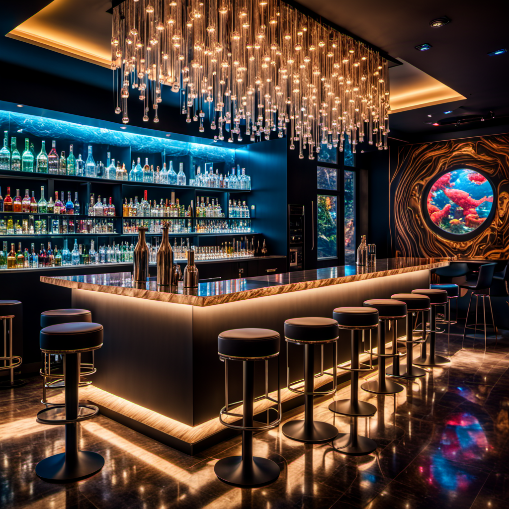 Custom Bar Counter Installation