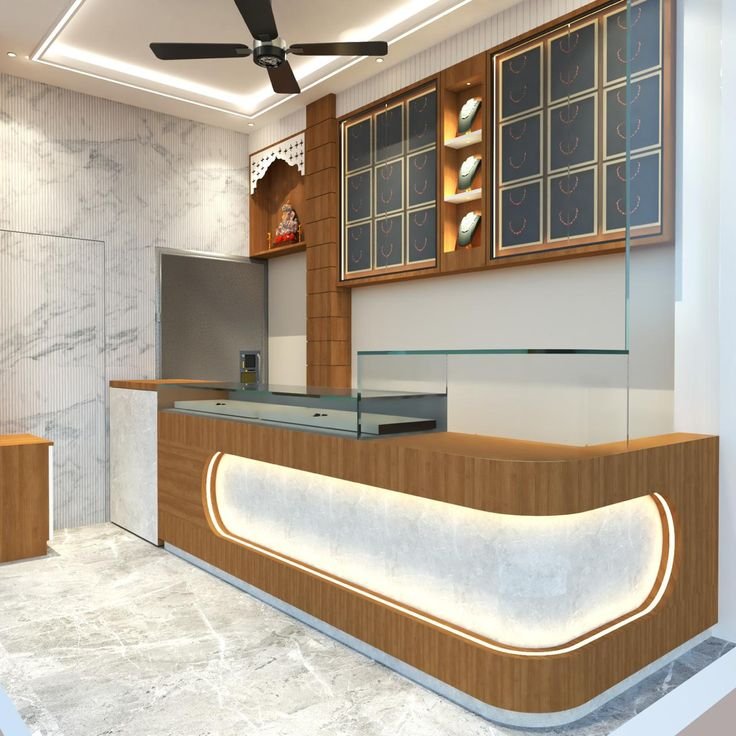 Salon Reception Desk Design