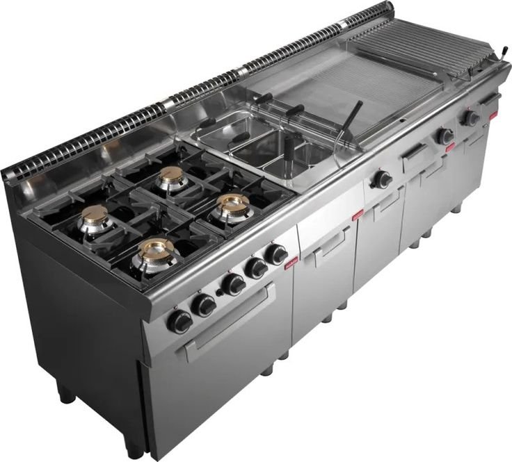  4 Burner Gas Range Cooker