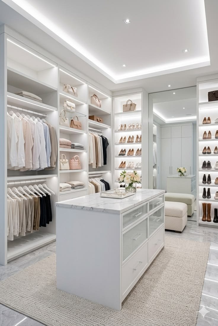 Modern Walk In Closet Design
