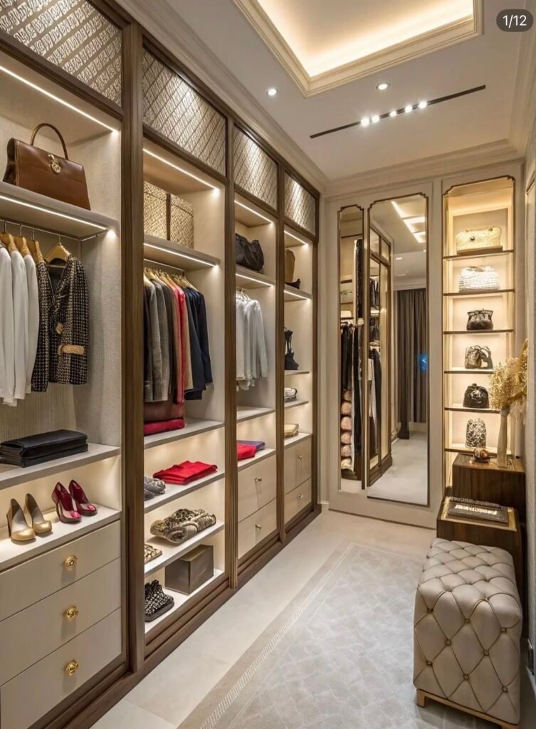Modern Walk In Closet Design