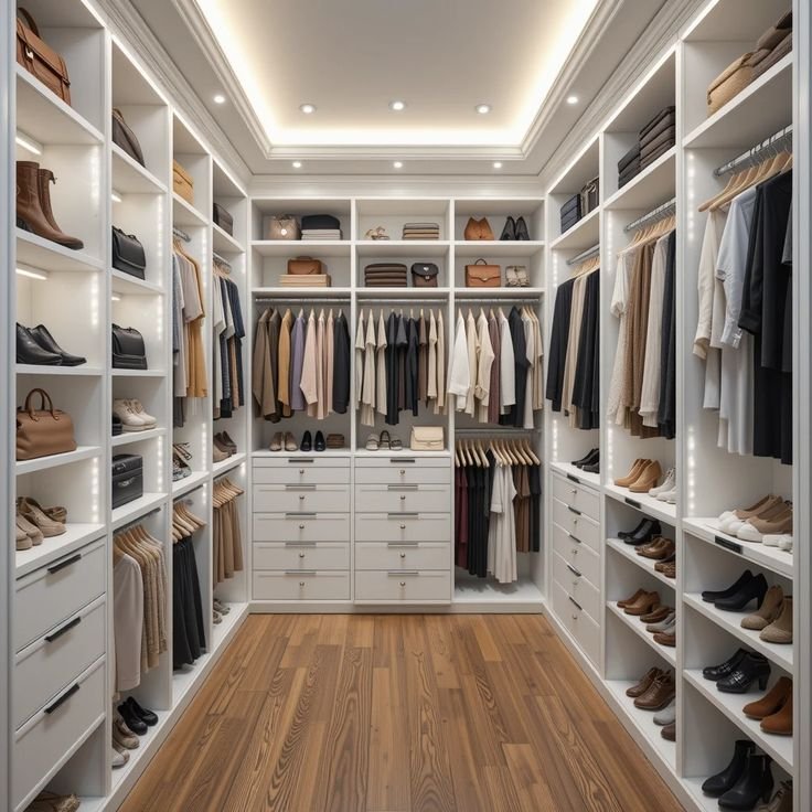 Modern Walk In Closet Design