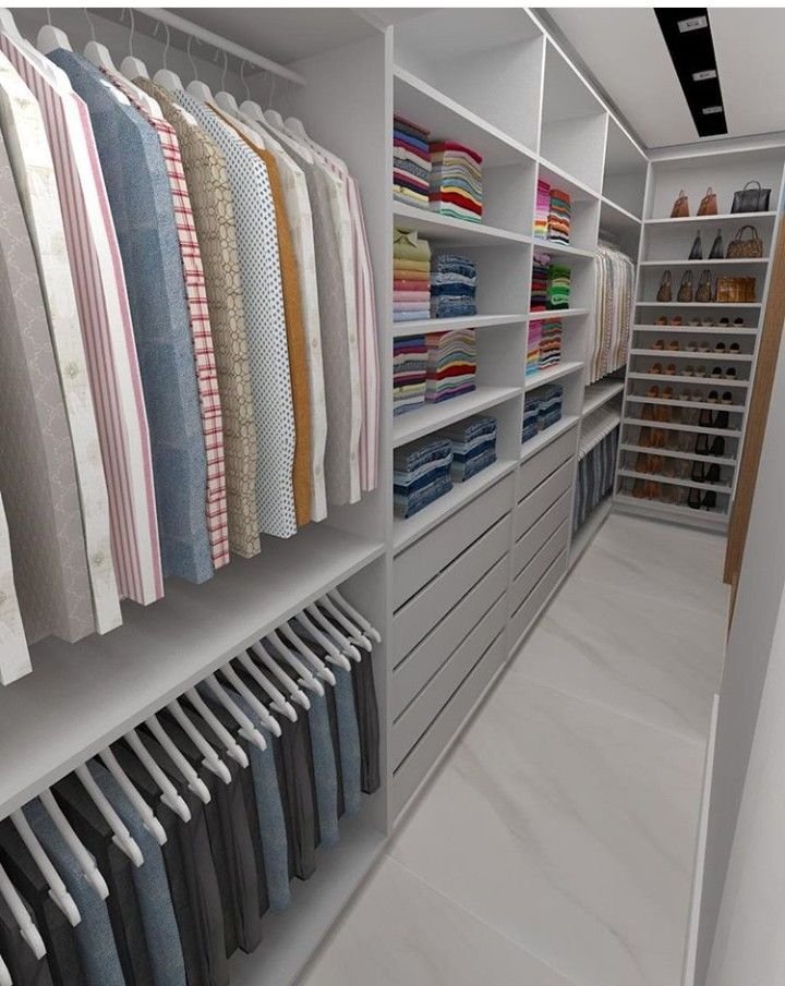 Modern Walk In Closet Design