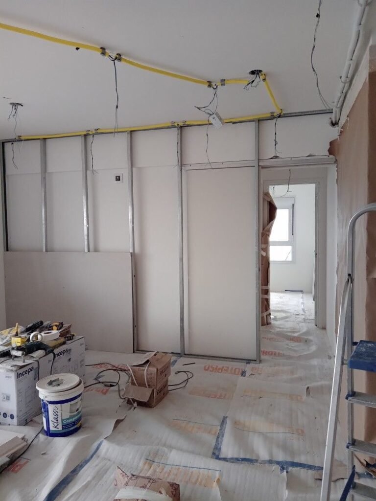 office partitioning gypsum ceiling installation Kenya
