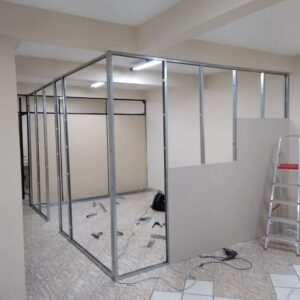 Aluminium wall partition cost