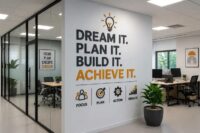 Office branding and interior design