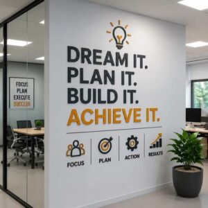 Office branding and interior design