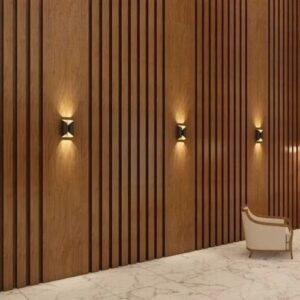 Suimas Interiors fluted panels with lighting