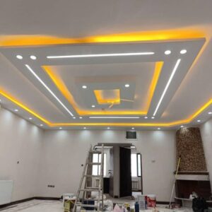 Suimas Interiors gypsum ceiling installation