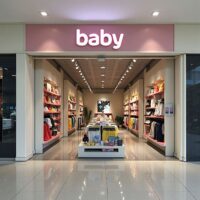 baby shop interior design by Suimas Interiors
